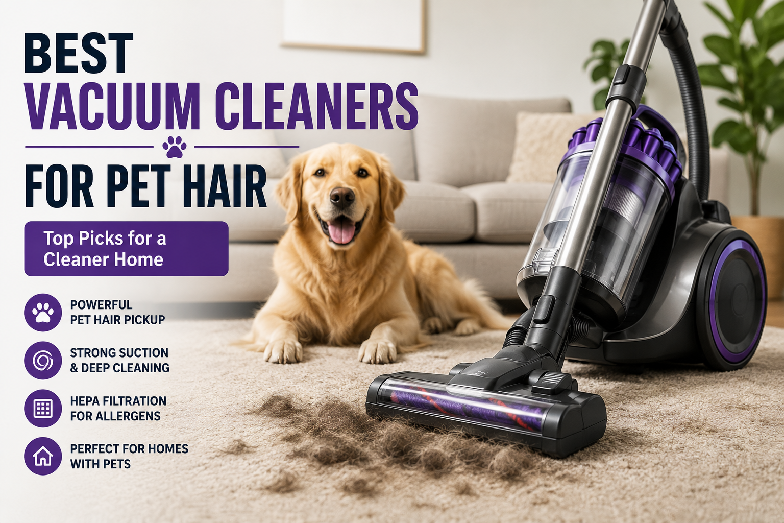 Best Vacuum Cleaners for Pet Hair
