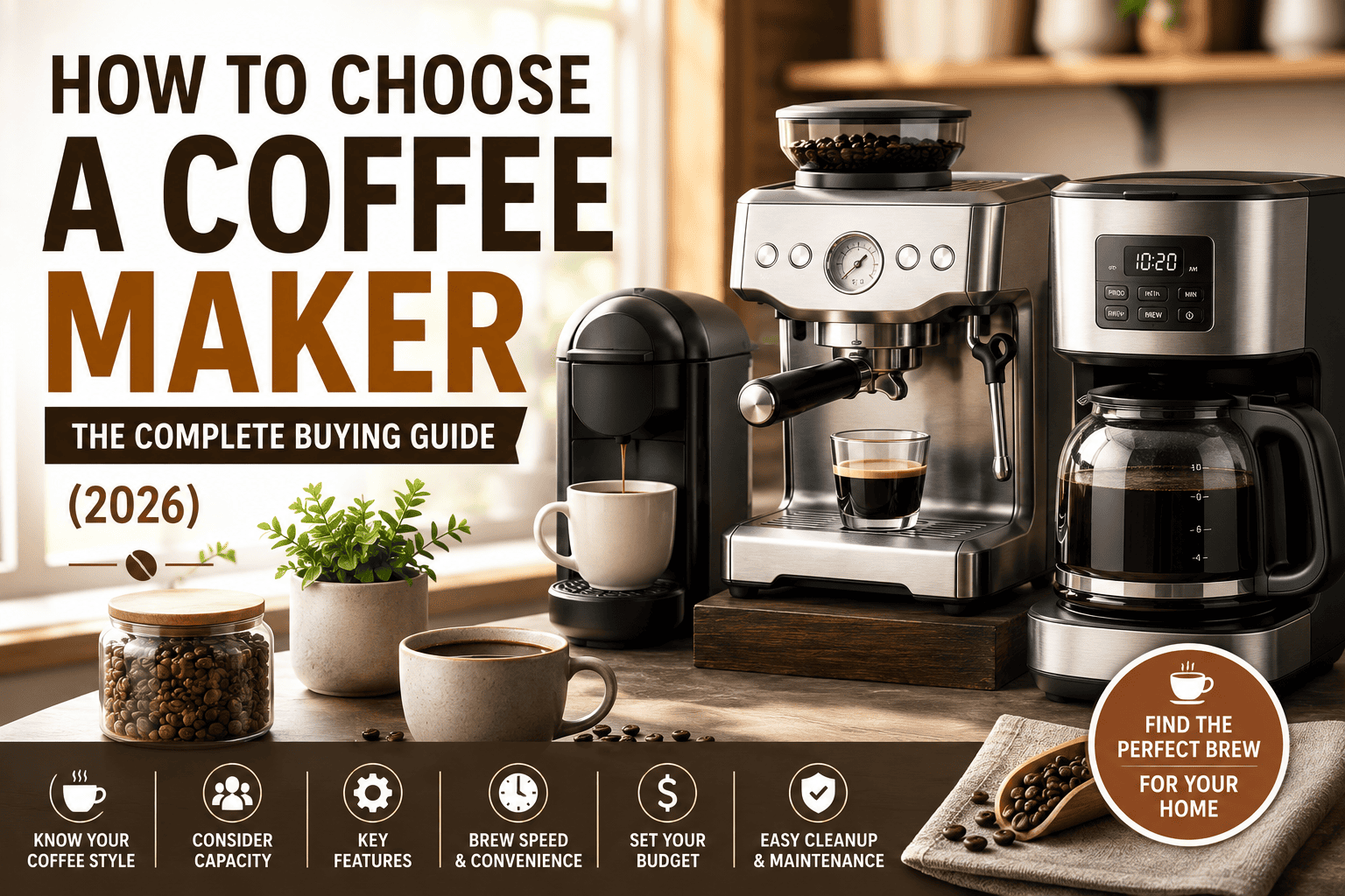 How to Choose a Coffee Maker: The Complete Buying Guide (2026