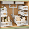 Kitstorack-Under-Sink-Organizer-2-Pack-3-Tier-Height-Adjustable-Thickened-Metal-Pull-out-Cabinet-Organizer-Shelf-Slide-out-Storage-Drawer-Rack-for