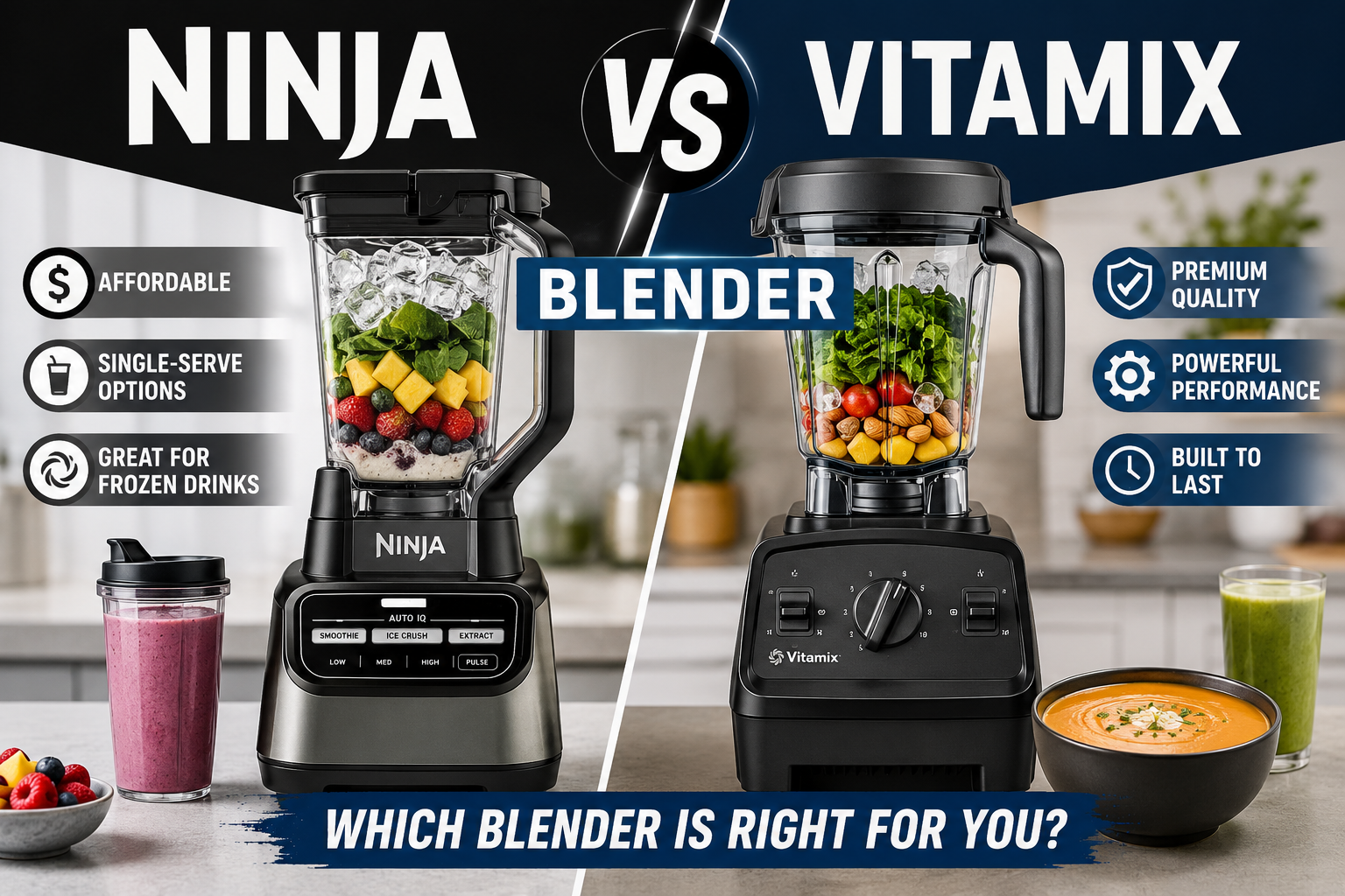 Ninja vs Vitamix Blender