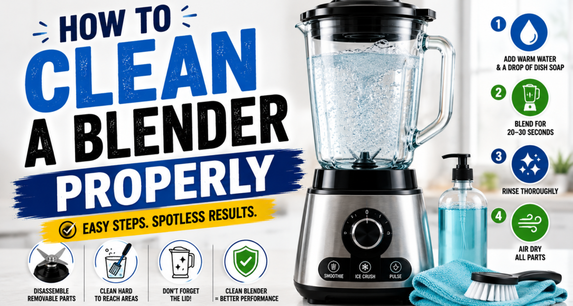 How to Clean a Blender Properly