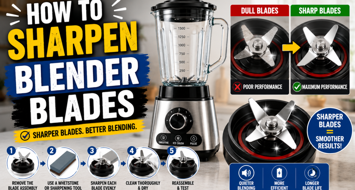How to Sharpen Blender Blades