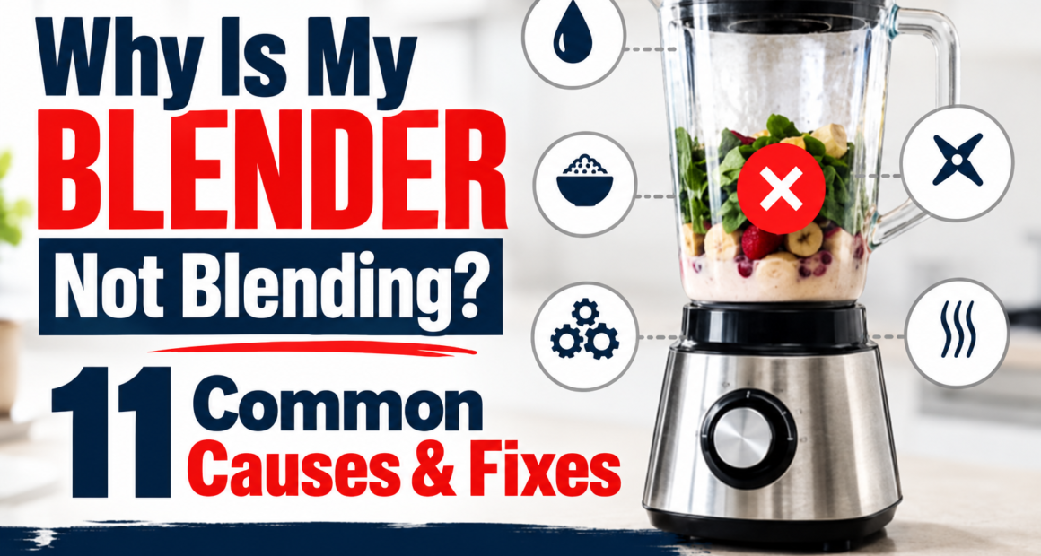 Why Is My Blender Not Blending? 11 Common Causes & Fixes