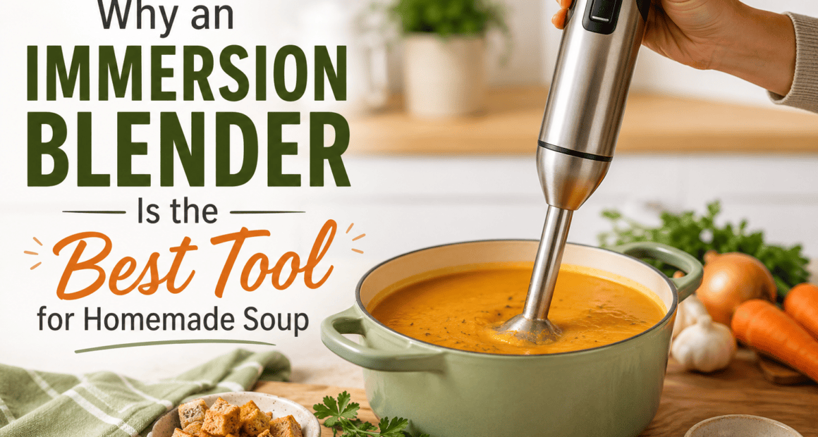 Why an Immersion Blender Is the Best Tool for Homemade Soup