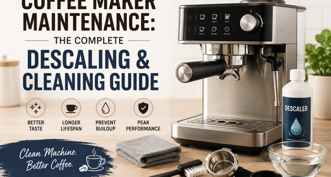Coffee Maker Maintenance: The Complete Descaling & Cleaning Guide
