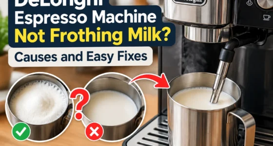 DeLonghi Espresso Machine Not Frothing Milk