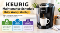 Keurig Maintenance Schedule - Daily, Weekly, Monthly