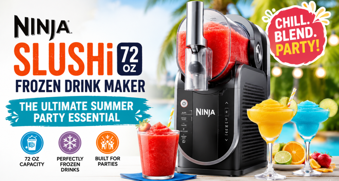 Ninja SLUSHi 72 oz Frozen Drink Maker: The Ultimate Summer Party Essential
