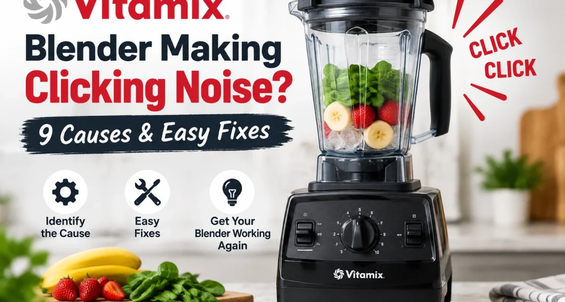 Vitamix Blender Making Clicking Noise? 9 Causes & Easy Fixes