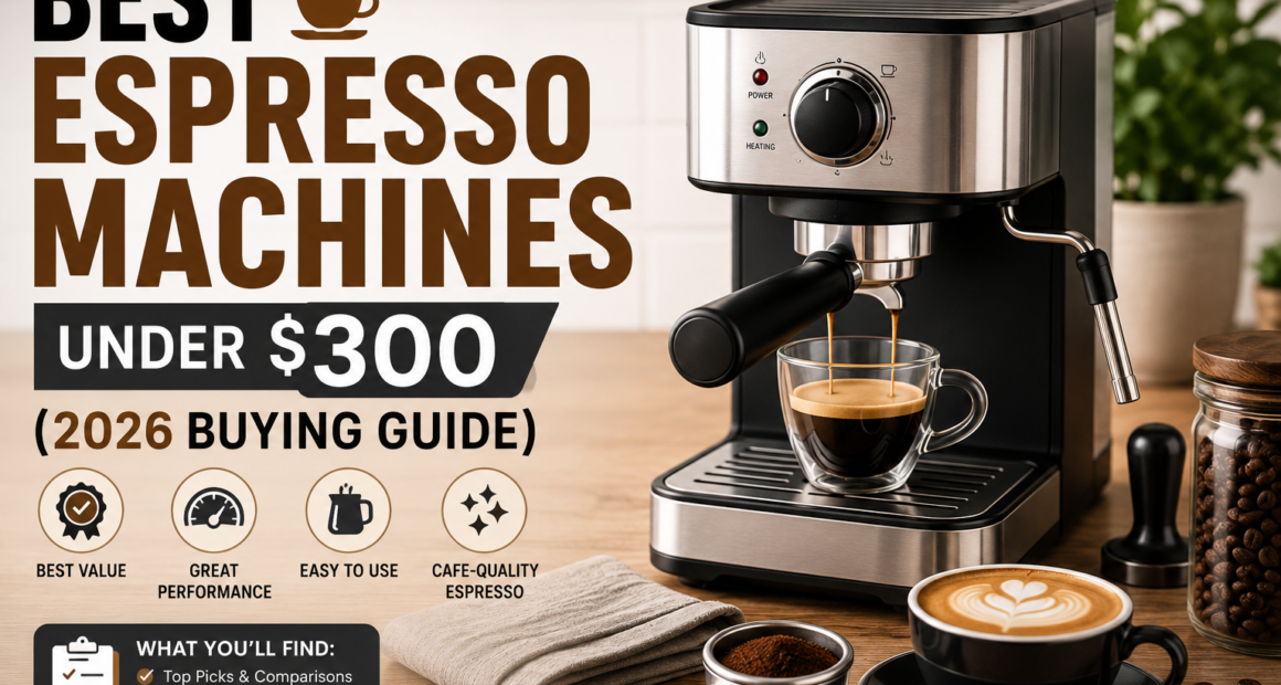 best espresso machine under $300