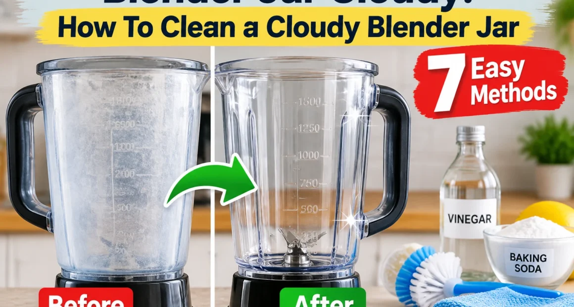 Blender Jar Cloudy: How To Clean a Cloudy Blender Jar (7 Easy Methods