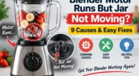 blender motor runs but jar not moving