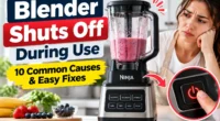 blender shuts off during use