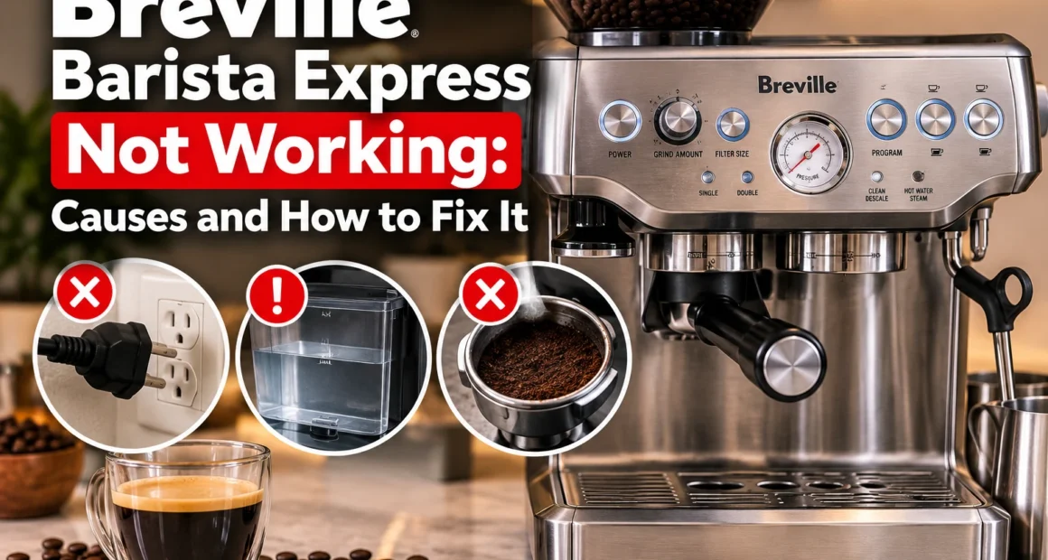 Breville Barista Express Not Working: Causes and How to Fix It