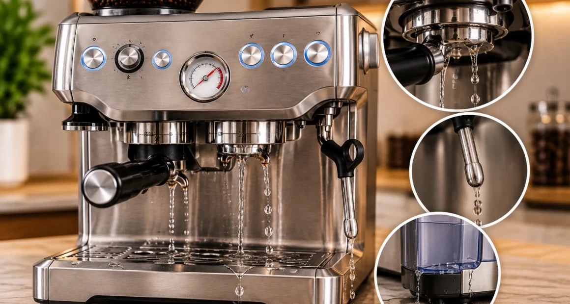 Breville Espresso Machine Water Leak: Causes and How to Fix It