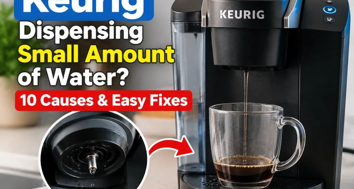 Keurig Dispensing Small Amount of Water: 10 Causes & Easy Fixes