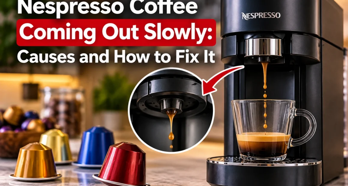 Nespresso Coffee Coming Out Slowly: Causes and How to Fix It