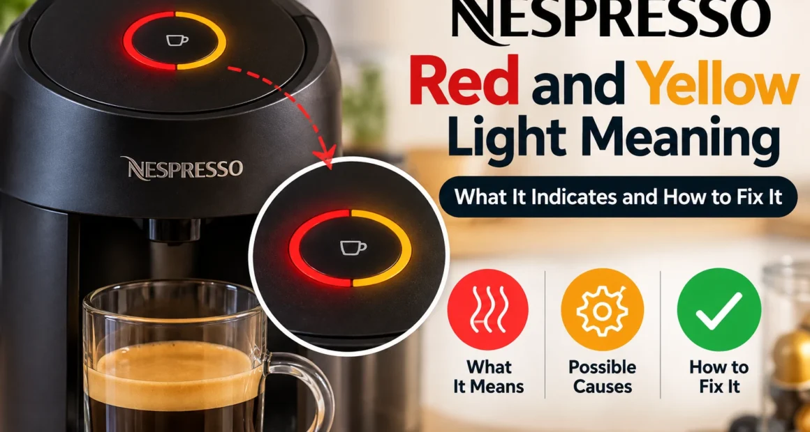 Nespresso Red and Yellow Light Meaning: What It Indicates and How to Fix It