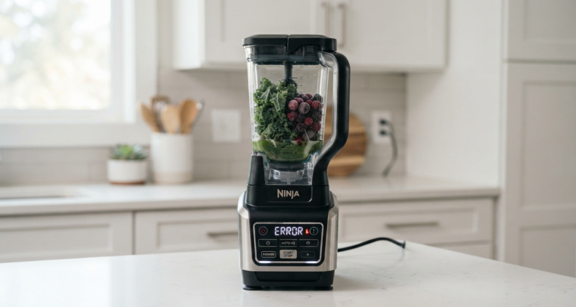 Ninja Blender Says Error: How To Fix