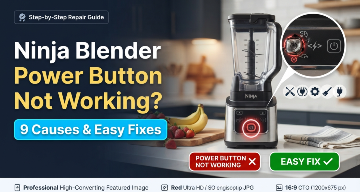ninja power button not working