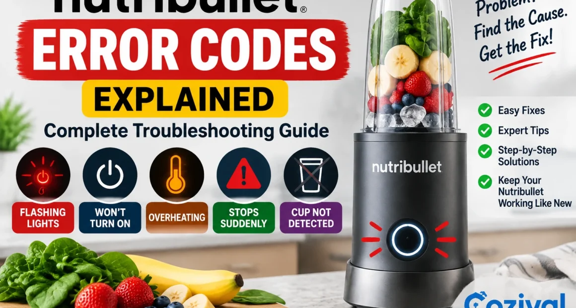 nutribullet error code explained