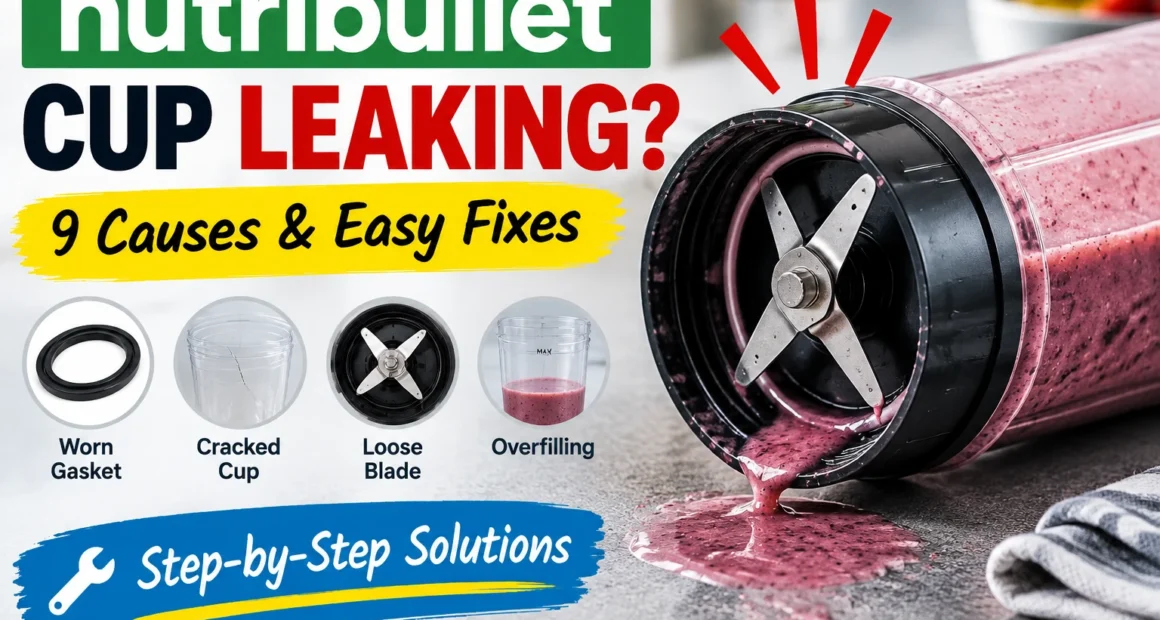 nutribullet cup leaking solution