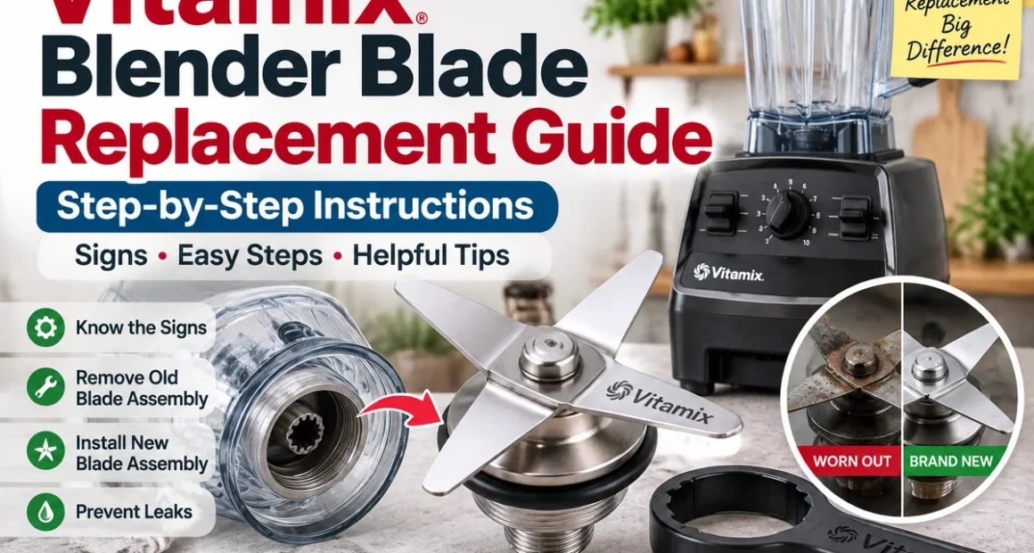 Vitamix Blender Blade Replacement Guide: How to Replace a Worn Blade Assembly