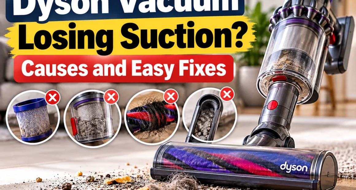 Dyson Vacuum Losing Suction? Causes and Easy Fixes